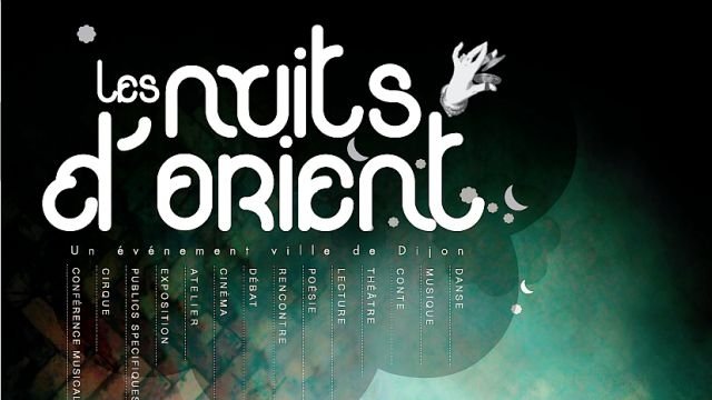 Le festival Les Nuits d'orient organisé par la Ville de Dijon, vous embarque du 1 au 14 décembre à Dijon sous de multiples facettes : musique, danse, théâtre, contes, dégustations, ateliers culinaires... Un festival à toutes les cultures où l'Orient et l'Occident se rencontrent. Retrouvez toute la programmation sur le site : www.zutique.com/evenements/les-nuits-dorient Les Souffleurs de Mots et 1.2.3 Cité Cap vous proposent des parcours adaptés sur demande. Contactez nous : soulat.juliette@orange.fr / annechevalme@123citecap.fr